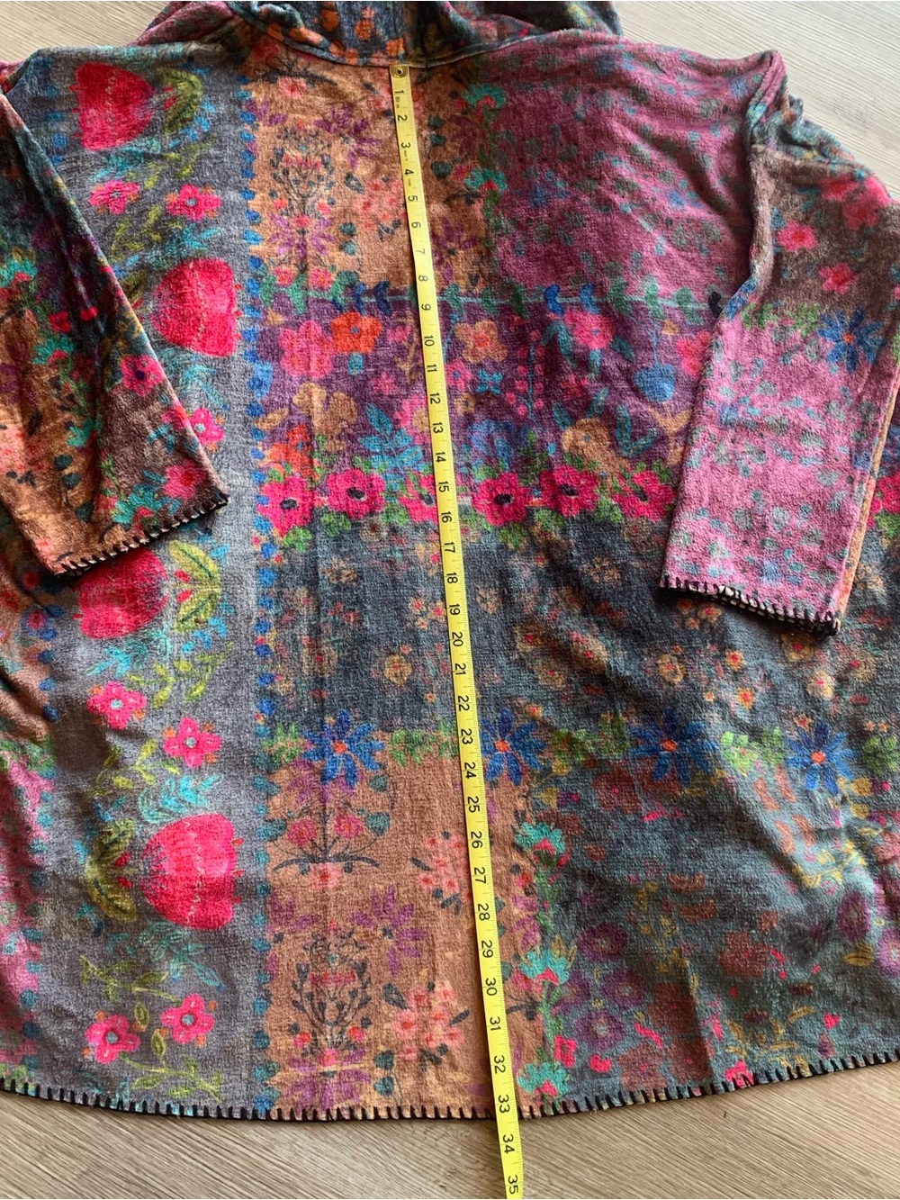 NATURAL LIFE Cozy Blanket Hoodie Kimono/Robe - Picture 9 of 13